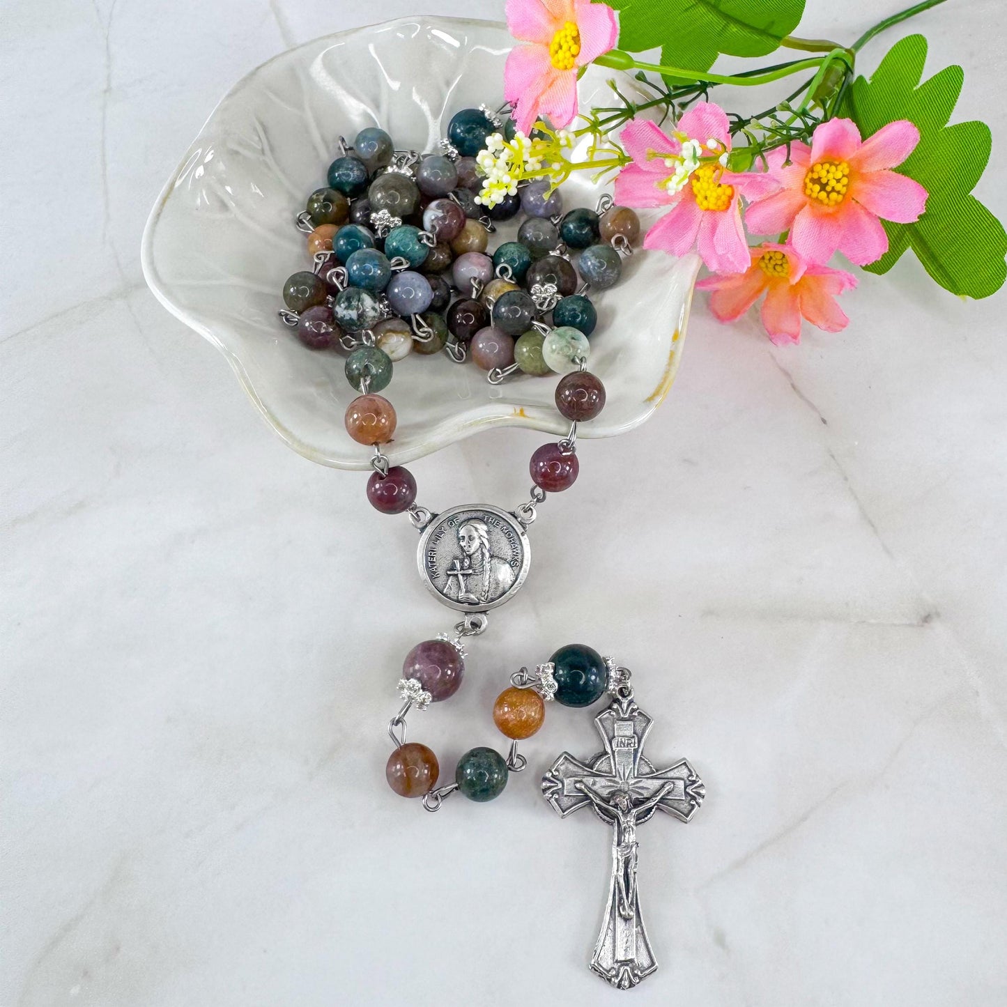 St Kateri Tekakwitha Lily of the Mohawks Rosary