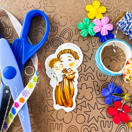 St Anthony of Padua Catholic Vinyl Sticker
