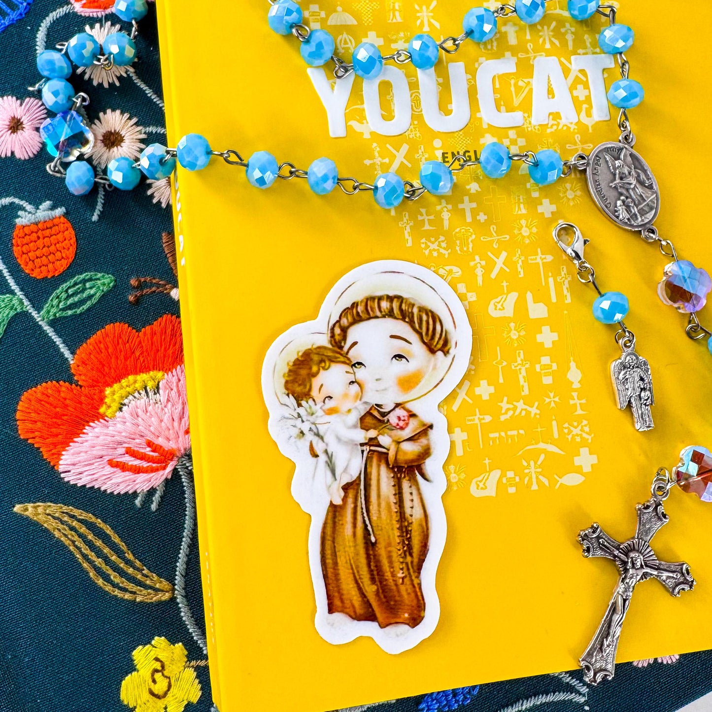 St Anthony of Padua Catholic Vinyl Sticker