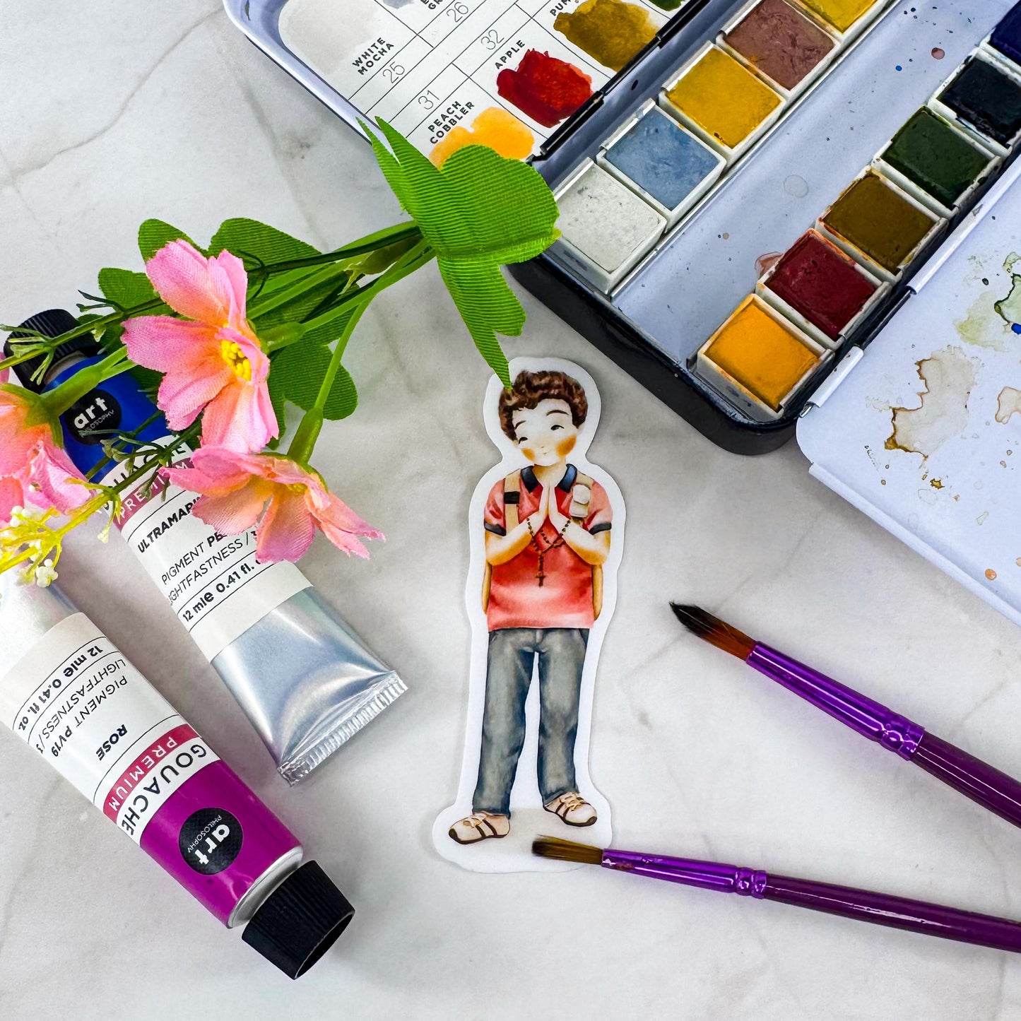 Blessed Carlo Acutis Catholic Vinyl Sticker