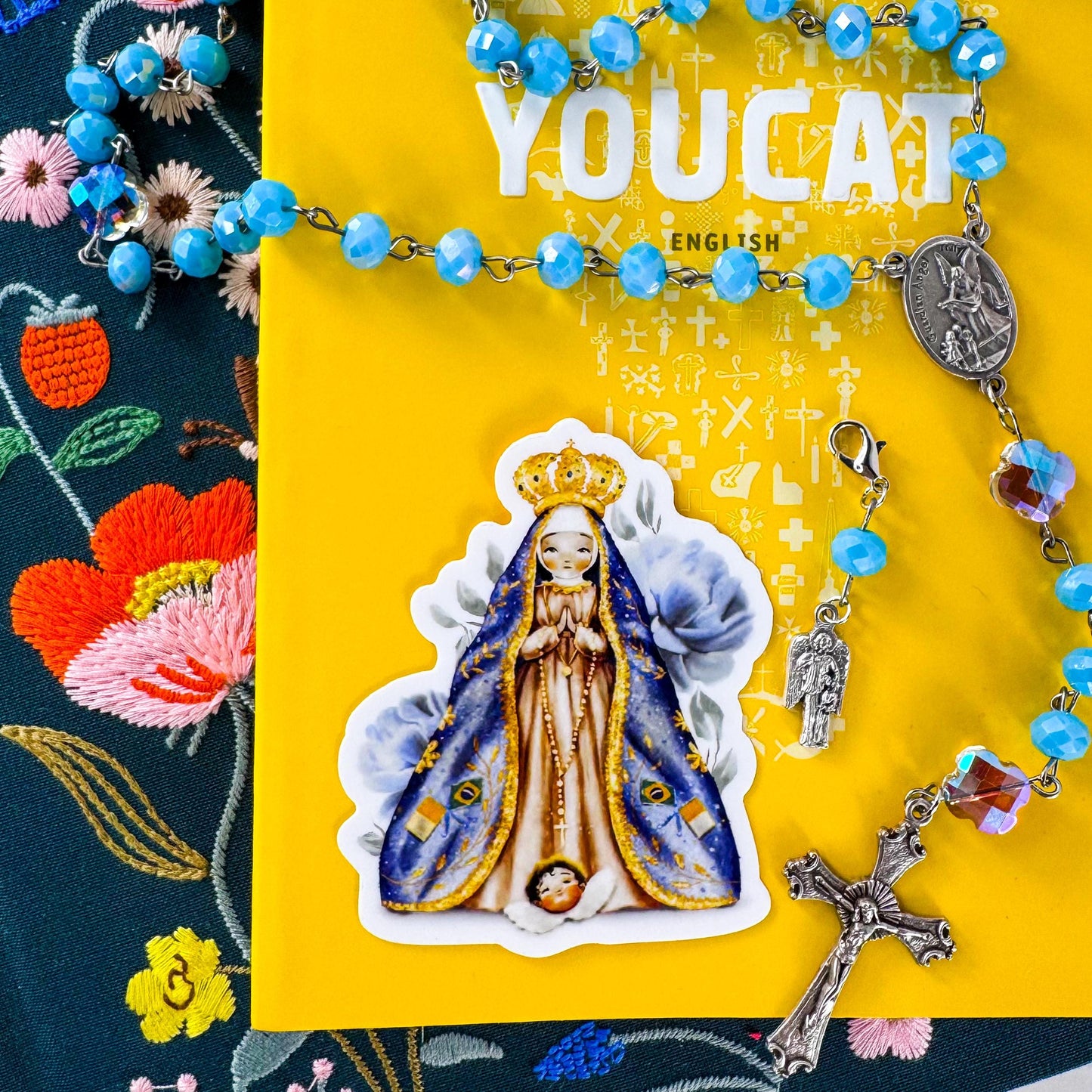 Our Lady of Aparecida Catholic Vinyl Sticker