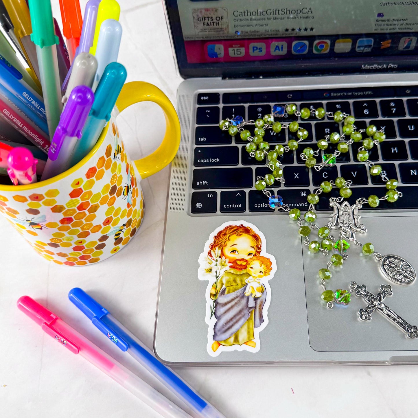 St Joseph Catholic Vinyl Sticker