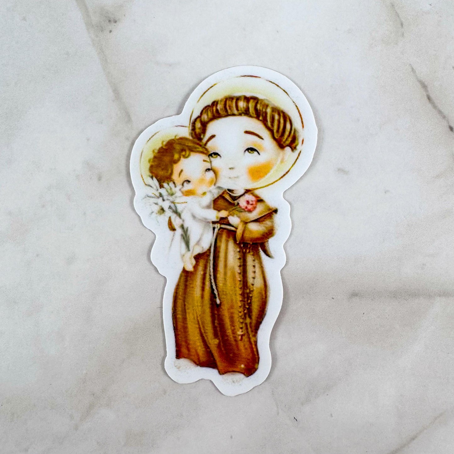 St Anthony of Padua Catholic Vinyl Sticker