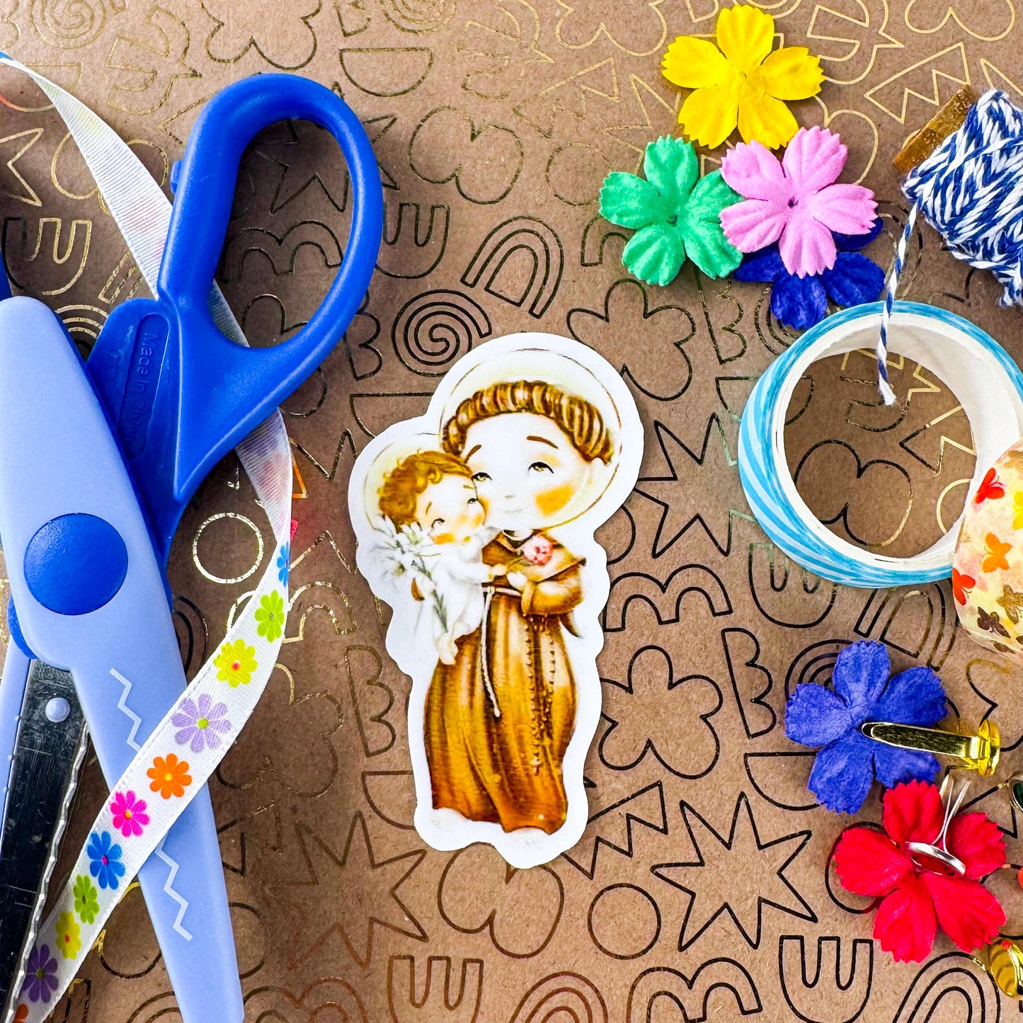 St Anthony of Padua Catholic Vinyl Sticker