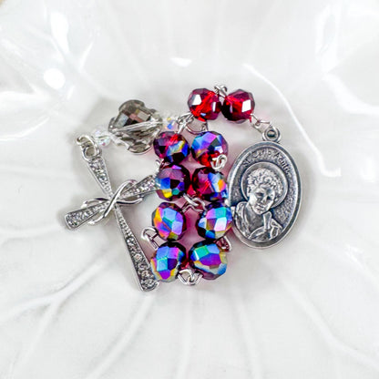 Blessed Carlo Acutis Pocket Rosary Bracelet