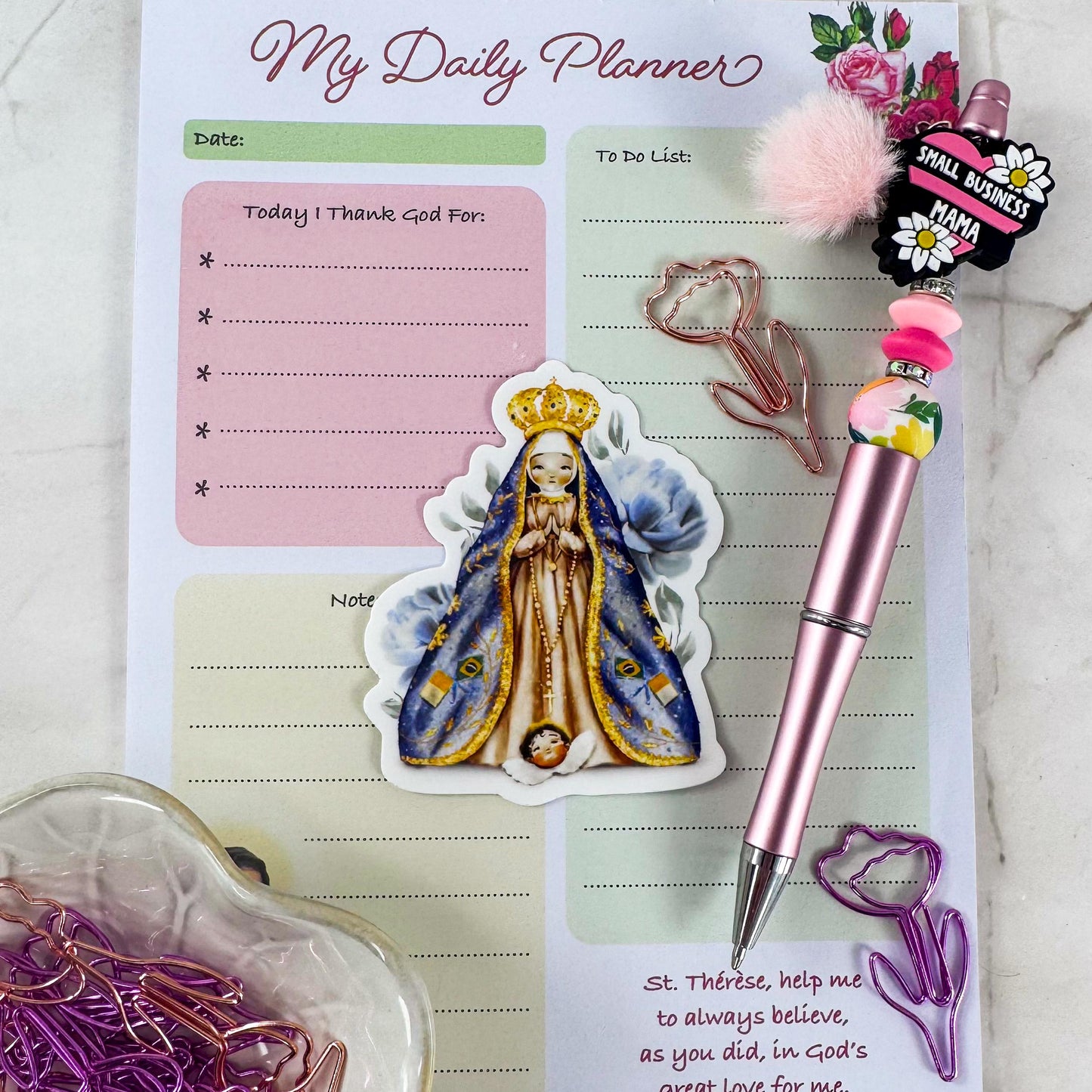 Our Lady of Aparecida Catholic Vinyl Sticker