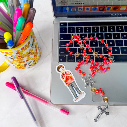 Blessed Carlo Acutis Catholic Vinyl Sticker