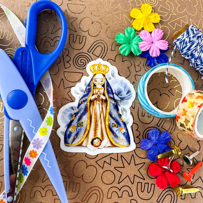 Our Lady of Aparecida Catholic Vinyl Sticker