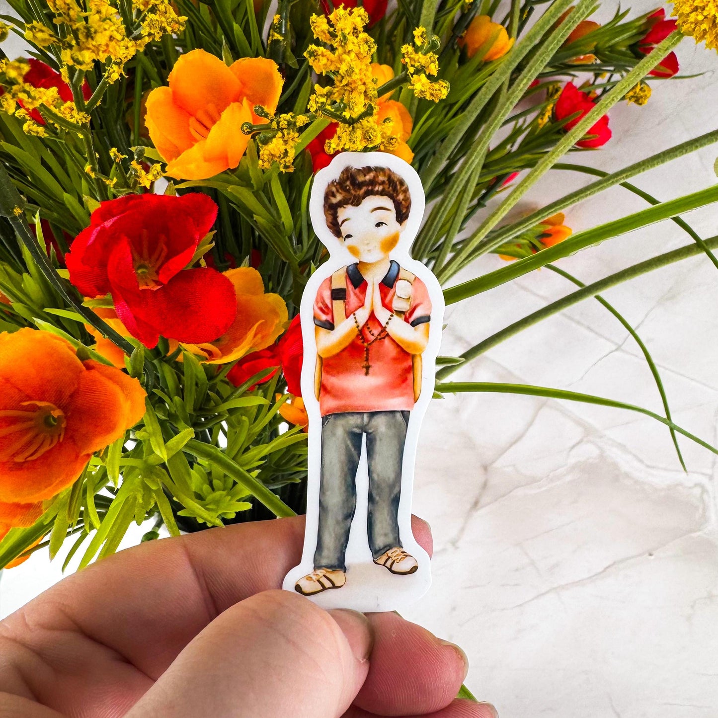 Blessed Carlo Acutis Catholic Vinyl Sticker