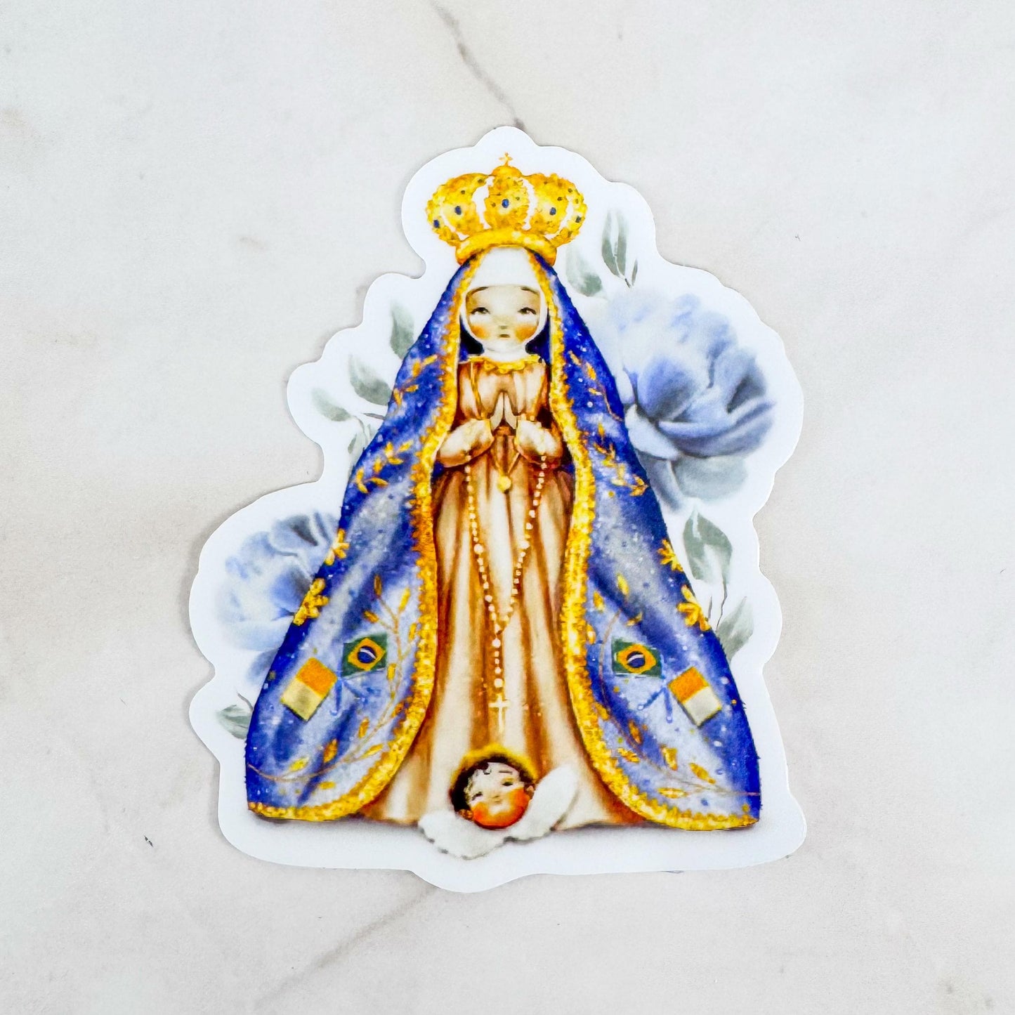 Our Lady of Aparecida Catholic Vinyl Sticker