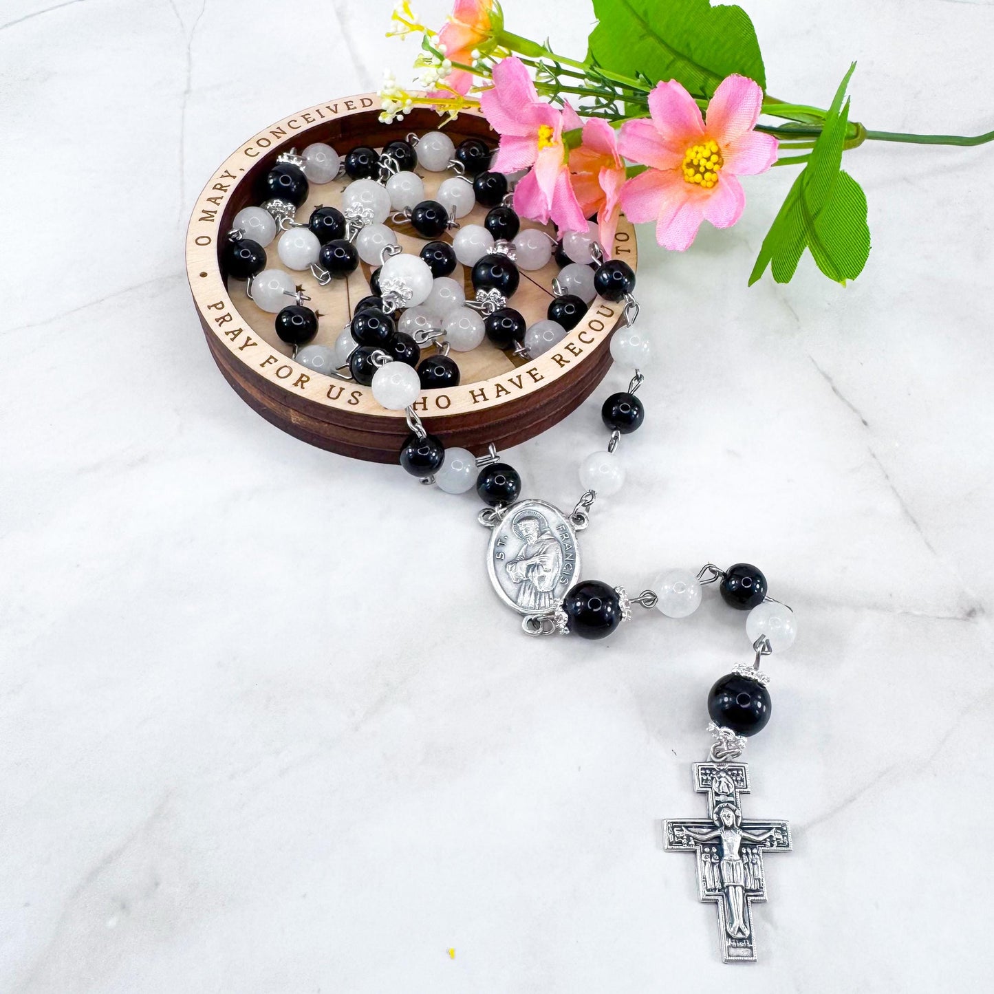 St Francis of Assisi and St Anthony of Padua Catholic Rosary