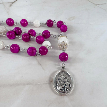 The Little Known Chaplet of Saint Joseph with Third-Class Relic Medal,