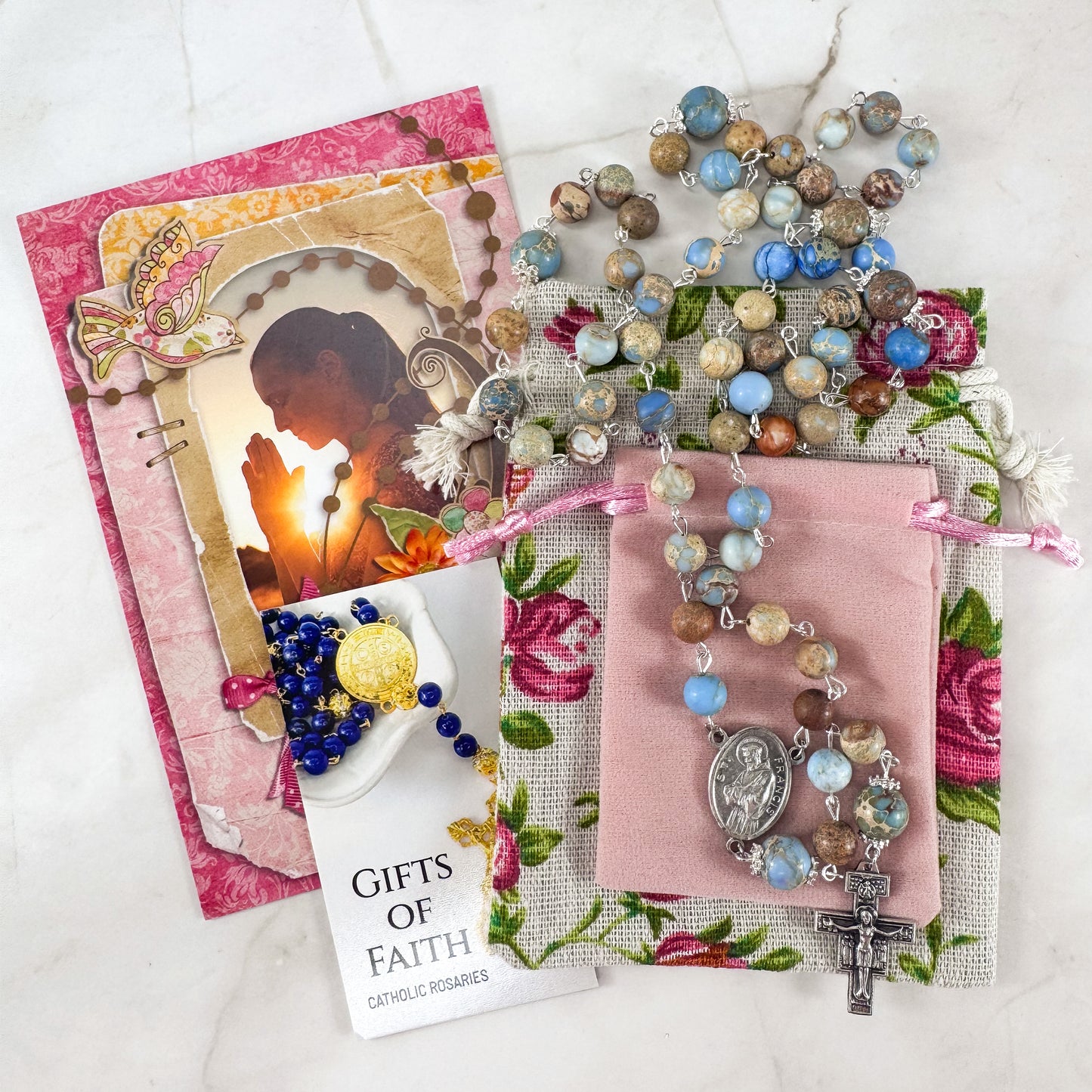 St Francis of Assisi and St Anthony of Padua Rosary