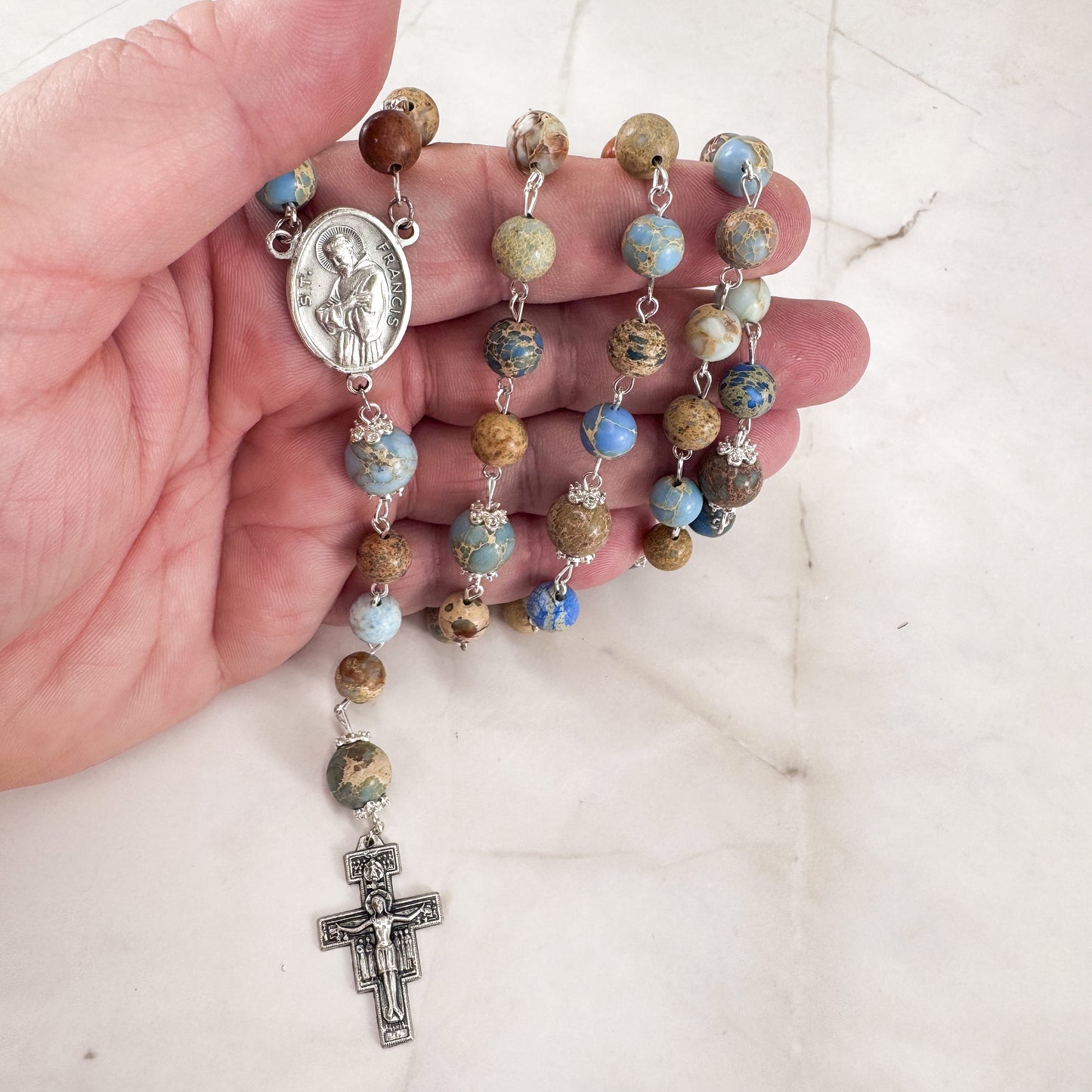 St Francis of Assisi and St Anthony of Padua Rosary