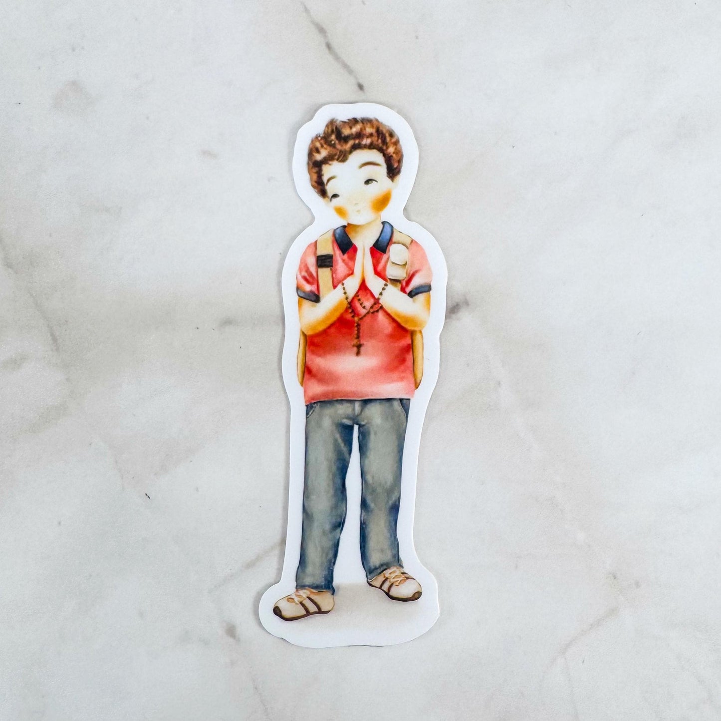 Blessed Carlo Acutis Catholic Vinyl Sticker