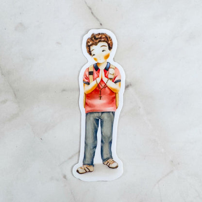 Blessed Carlo Acutis Catholic Vinyl Sticker