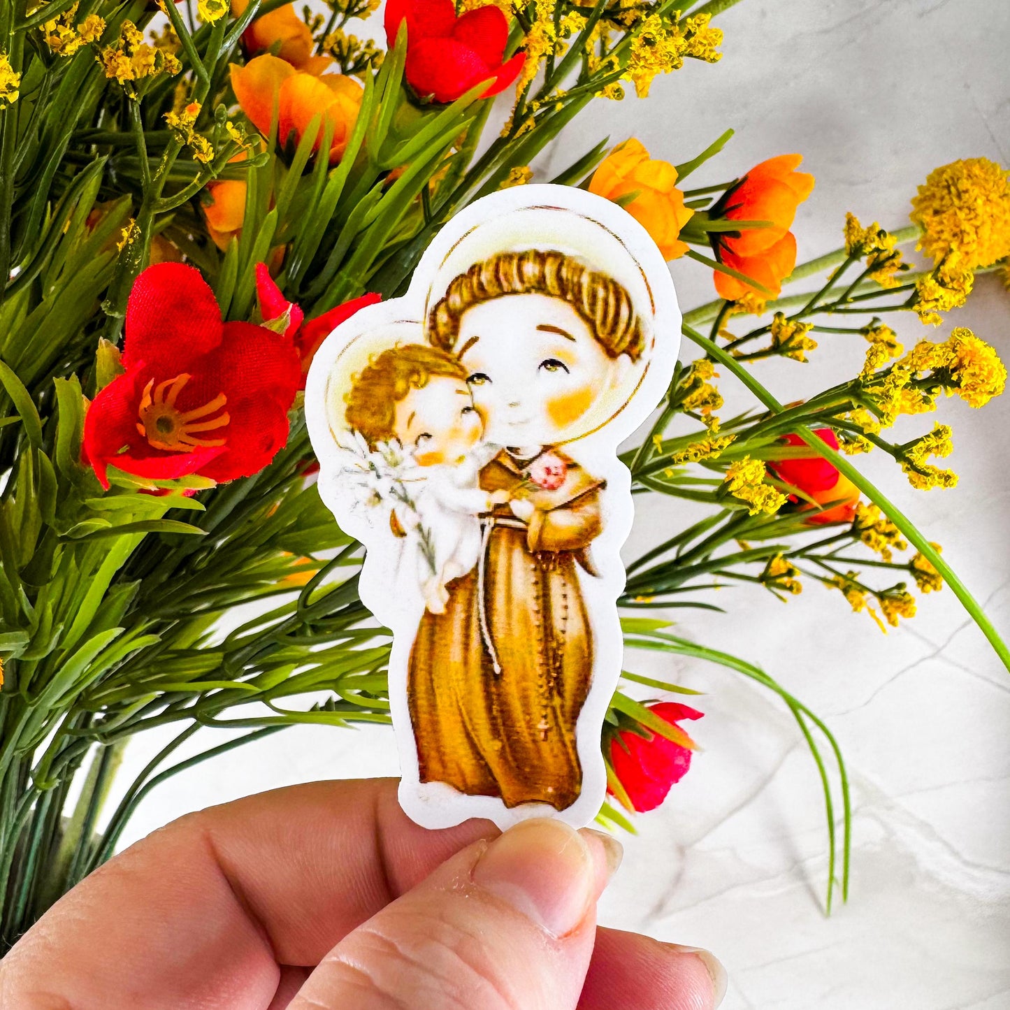 St Anthony of Padua Catholic Vinyl Sticker