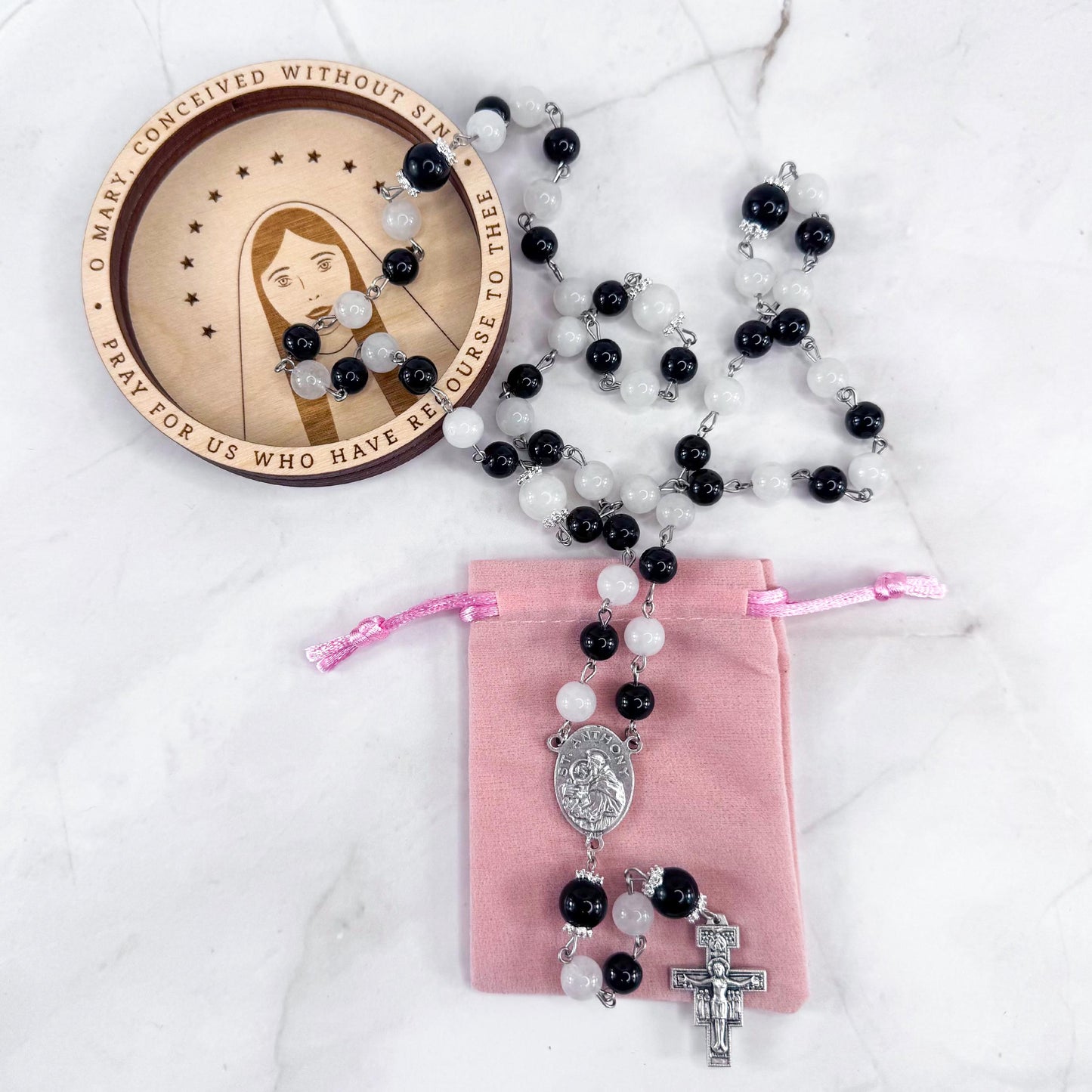 St Francis of Assisi and St Anthony of Padua Catholic Rosary